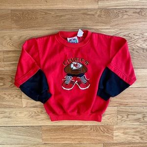 90s Vintage Kids Kansas City Chiefs Sweatshirt